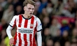 PSV Eindhoven player Joel van den Berg during the Dutch Vriendenloterij Eredivisie match b...