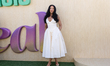Natalie Halcro attends the red carpet for Hulu's Get Real House at Casa Lago in Beverly Hi...