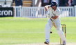 Ben Compton of Kent County Cricket Club plays a defensive shot during the Rothesay County...