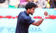 Arthur Fils of France competes against Ignacio Buse of Peru during their Men's Singles mat...