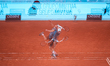 Jannik Sinner of Italy competes against Benjamin Bonzi of France in a multiple exposure du...