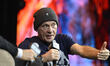 Bruce Dickinson delivers a keynote address as part of the pop culture festival CCXP 'Comic...