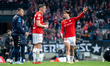 Frederico Duarte and Jordi Sanchez play during the match between Wisla Krakow and Puszcza...