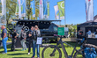 Visitors attend the Bosch eBike Systems booth during E-Bike Days Munich at Olympiapark in...
