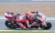 Marc Marquez of Ducati Lenovo Team races during the Estrella Galicia 0,0 Grand Prix of Spa...