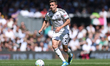 Timothy Castagne of Fulham possesses the ball during the Premier League match between Fulh...