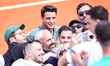Luciano Darderi of Italy competes against Juan Manuel Cerundolo of Argentina during their...