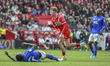 Tommy Conway of Middlesbrough celebrates scoring his second and Middlesbrough's fifth goal...