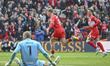 Tommy Conway of Middlesbrough celebrates scoring his second and Middlesbrough's fifth goal...