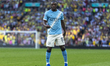 Jeremy Doku of Manchester City during the Emirates FA Cup Semi Final match between Manches...