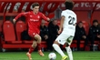 FC Twente player Daan Rots during the Dutch Eredivisie match between FC Twente and NEC at...