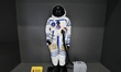 Chinese astronaut extravehicular spacesuits are showcased at the 2026 National Defense Mil...