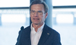 Ulf Kristersson, Swedish Prime Minister and Party Leader of the Moderate Party, presents n...