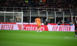 Mike Maignan of AC Milan in action during a Serie A match between AC Milan and Juventus at...