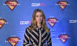 Actress Milly Alcock poses for photos during the Supergirl photocall as part of the pop cu...