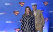 Actress Milly Alcock and Director Craig Gillespie pose for photos during the Supergirl pho...