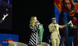 Actress Milly Alcock and Director Craig Gillespie display Mexican national soccer team jer...