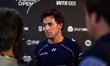 Casper Ruud of Norway during his mixed zone appearance on Day Eight of the Mutua Madrid Op...