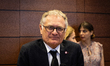 Philippe Juvin, French MP deputy for the DR LR group, attends the joint hearing of Roland...