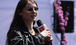 Martyna Byczkowska, a Polish actress, attends the 19th Mastercard OFF CAMERA Festival at t...