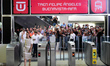 Mexican President Claudia Sheinbaum Pardo attends the inauguration of the Felipe Angeles r...