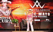 Singer Alicia Villareal attends the press conference for the 'Bendita Locura' tour at Luna...