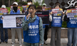 Kim Yun-mi, co-representative of the bereaved families of the Jeju Air crash, becomes emot...