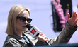 Michalina Labacz, a Polish actress, attends the 19th Mastercard OFF CAMERA Festival at the...