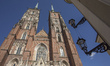 St. John the Baptist Cathedral, a three-nave Gothic oriented basilica, is located on Cathe...