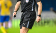 Lewis Sandoe serves as match referee during the Sky Bet League 1 match between Peterboroug...