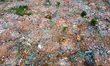 An aerial view shows the area after the government clears informal settlements along the M...