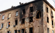 An apartment block is damaged in Odesa, Ukraine, on April 30, 2026. Russian forces conduct...
