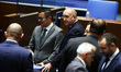 Rumen Radev, leader of the ''Progressive Bulgaria'' coalition, attends the first session o...