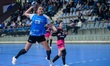 Freriks Merel of CSM Bucharest plays during the Romania Liga 1 Handball game between CSM B...
