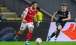 Rodrigo Zalazar of SC Braga is seen in action during the UEFA Europa League semi-final fir...