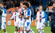 Chris Richards and his teammates celebrate victory in the game between FC Shakhtar Donetsk...