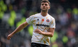 Thomas Cannon of Sheffield United participates in the pregame warmup session during the Sk...