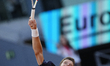 Alexander Blockx of Belgium plays against Alexander Zverev of Germany during Men's  Single...