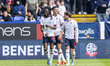 Ibrahim Cissoko #20 of Bolton Wanderers F.C. celebrates his goal during the Sky Bet League...