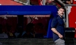 NAC Breda coach Carl Hoefkens during the Dutch Vriendenloterij Eredivisie match between FC...