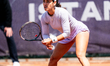 Lucia Cortez Llorca of Spain competes in the qualifying match against Sude Ulueren of Turk...