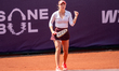 Defne Cirpanli of Turkiye competes during the qualifying match against Maria Sara Popa of...