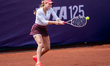 Defne Cirpanli of Turkiye competes during the qualifying match against Maria Sara Popa of...