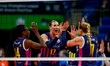 Savino Del Bene Scandicci celebrates a point during the CEV Women's Champions League Final...