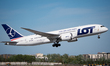 A Boeing 787 Dreamliner aircraft operated by LOT Polish Airlines, registration SP-LRG, tak...