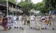 Security personnel are deployed at all counting venues for the West Bengal Legislative Ass...