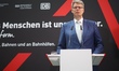 Patrick Schnieder, Federal Minister for Transport, Evelyn Palla, CEO of Deutsche Bahn, and...