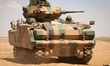 A Turkish Army tank is seen in Aleppo, Syria, on September 4, 2016, during operations in n...