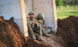 US Army and Turkish Army personnel conduct a military operation in Aleppo, Syria, on Septe...