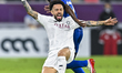 Claudinho of Al Sadd SC and Youssouf Sabaly of Al Duhail SC compete during the Amir Cup Se...